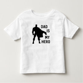 Pappan är min gulliga baby för den hjälte//fars t shirt