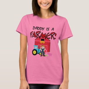 Pappan är Tshirts och gåvor för en bonde