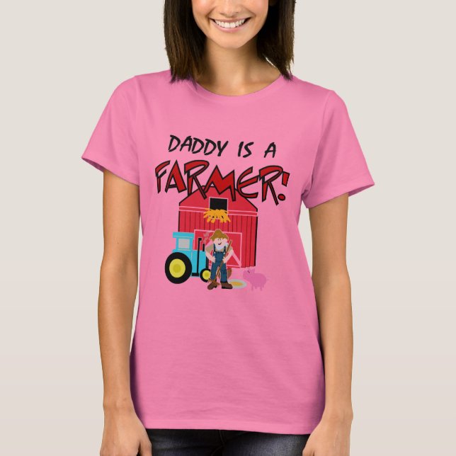 Pappan är Tshirts och gåvor för en bonde (Framsida)
