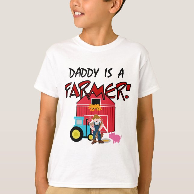 Pappan är Tshirts och gåvor för en bonde (Framsida)