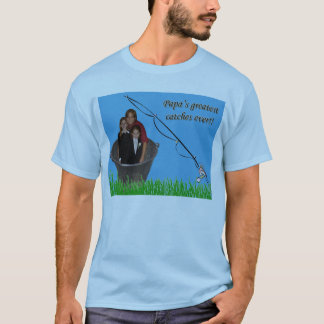 Pappan fångar tee shirt