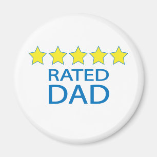 Pappan fem stjärnor magnet