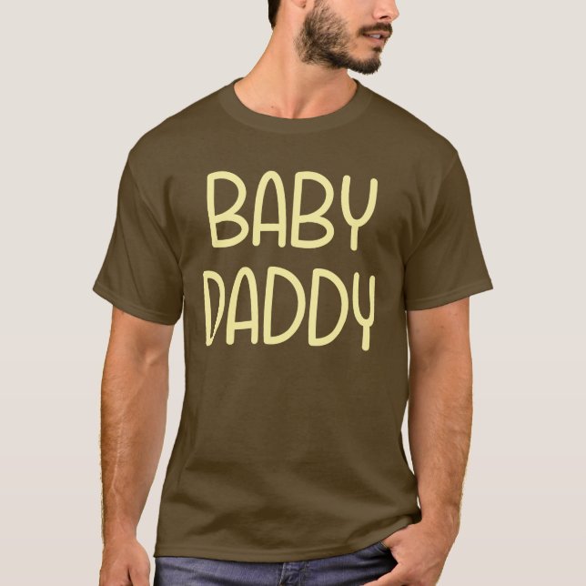 Pappan för babymammababy (dvs. fadern) t-shirt (Framsida)