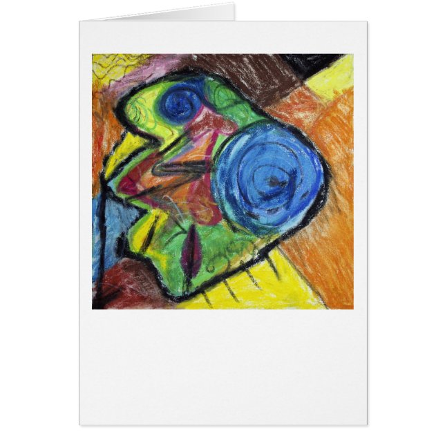 Pappan gå i ax hälsningskort (Framsidan)