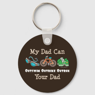 Pappan Outswim den Outbike sprang om Nyckelring