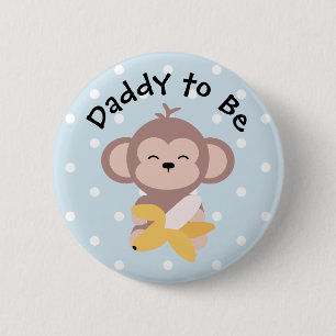 Pappan som är, knäppas den gulliga Kawaii apan m Knapp