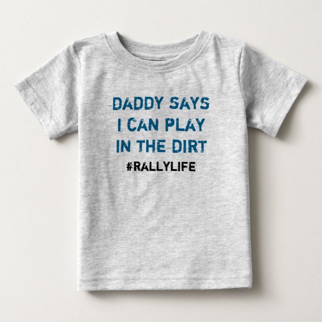 Pappanågot att sägalek i smuts tee shirt (Framsida)