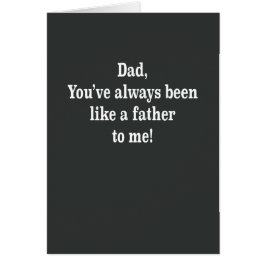 Pappanågot liknande en far till mig kort