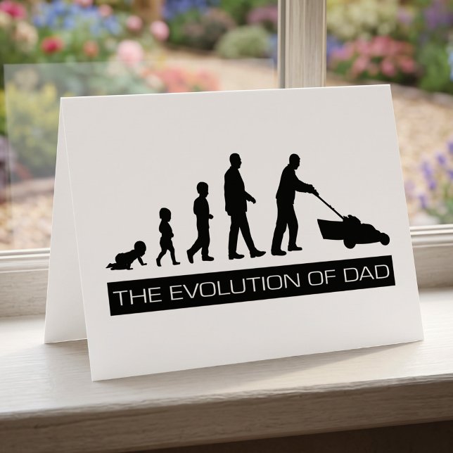 Pappans Evolution Helgkort (Skapare uppladdad)