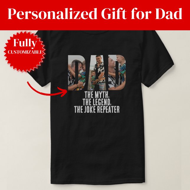 Pappappresent för skämtare t shirt (Joke Repeater Dad Gift)