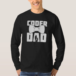 Pappaprogrammerare Utvecklare Mjukvara Kodare Prog T Shirt