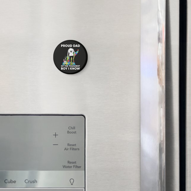 Pappapussel Autism Medvetenhet Present för Födelse Magnet (In Situ (Fridge))