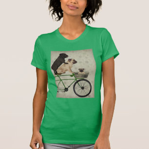 Pappar på cykel t shirt