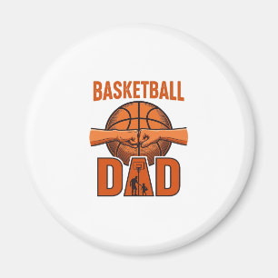 Pappas basketboll Vintage graveringsdesign för skj Magnet
