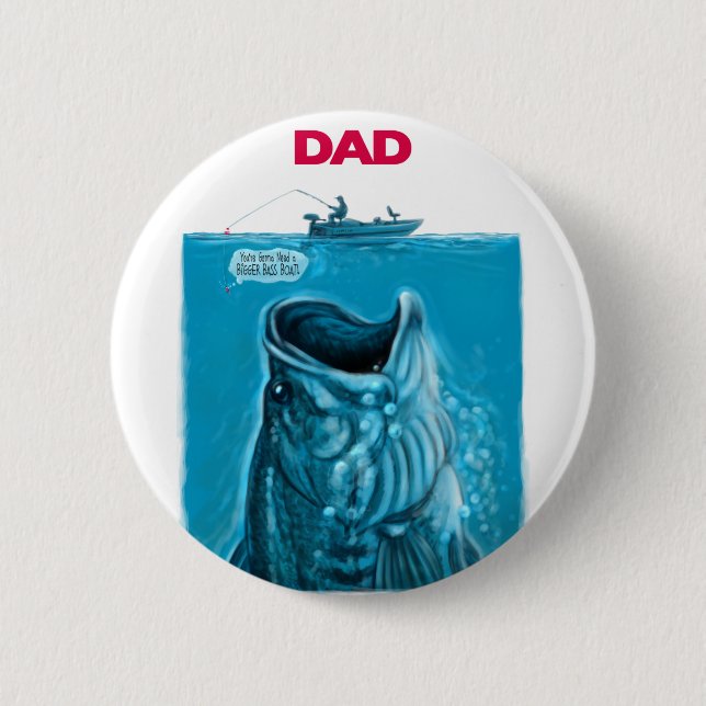 Pappa's Bass Boat Knapp (Framsida)