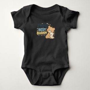 Pappas bästa kompis söta björn skjortdesign t shirt