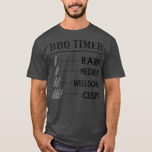 Pappas BBQ-tidtagare, Rolig öltimrad Smoke Meat BB T Shirt