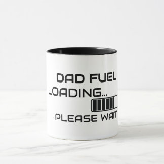 Pappas bränsleladdning minimalistisk kaffemugg til