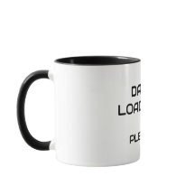 Pappas bränsleladdning minimalistisk kaffemugg til