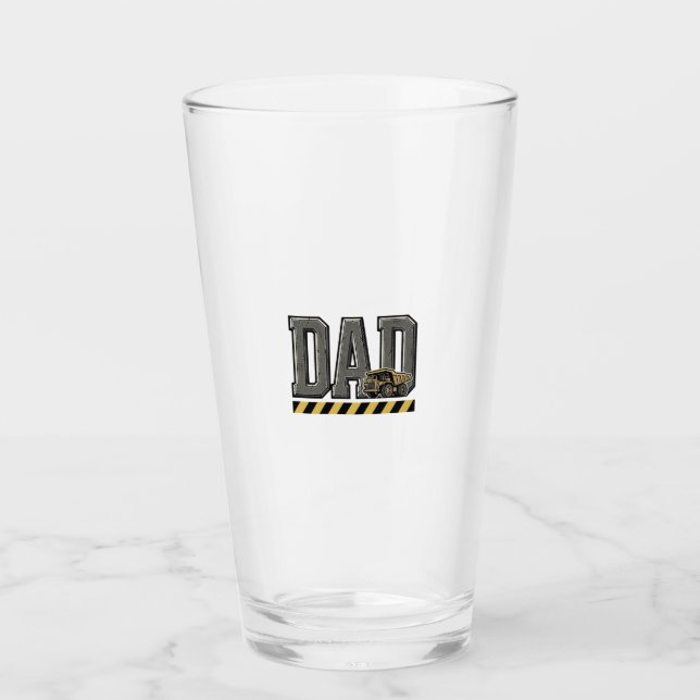 Pappas bygg-tröja med vintagegravyrdesign_ glaskopp (Framsida)