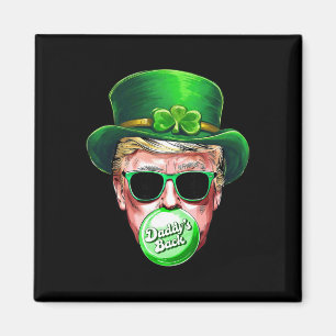 Pappas Ck Trump St Patrick's Day Lucky Shamrock I Magnet