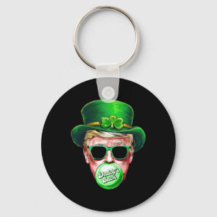 Pappas Ck Trump St Patrick's Day Lucky Shamrock I Nyckelring