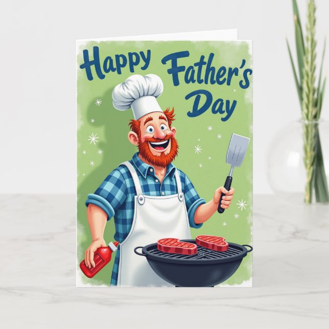 Pappas Dag Fest Kort (Framsida)