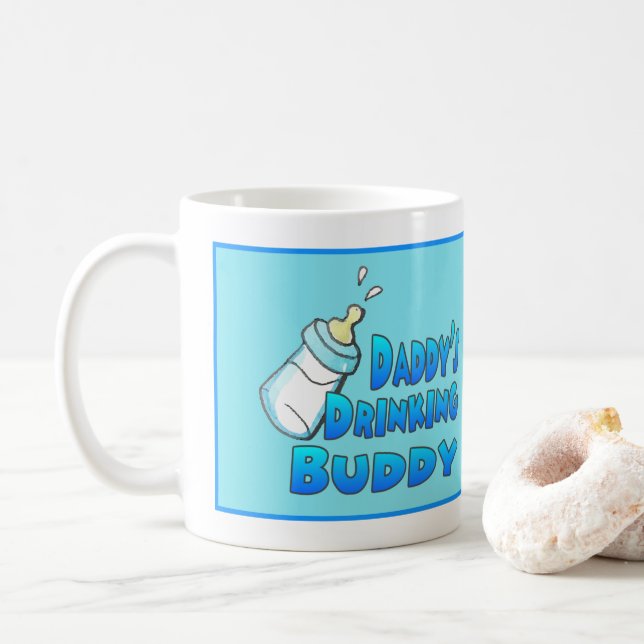 Pappa's Drinking Buddy Photo Kaffemugg (Med munk)