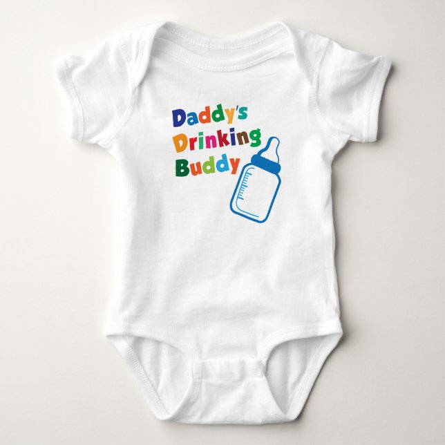 Pappa's Drinking Buddy Tee Shirt (Framsida)