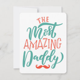 Pappas fantastiska dag julkort