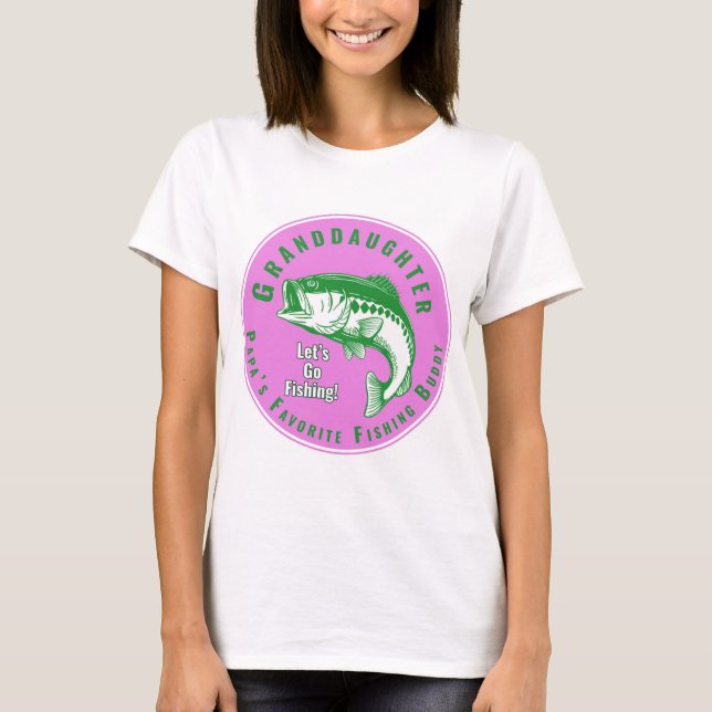 Pappas favoritfiskekompis t shirt (Framsida)