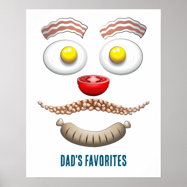PAPPAS FAVORITFRUKOST POSTER (Framsidan)