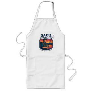 Pappas fiske klubb Retro solnedgång Fars dag Långt Förkläde