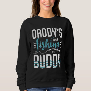 Pappas fiskebuddy Ung fiskare Pappa pojkar Fa T Shirt