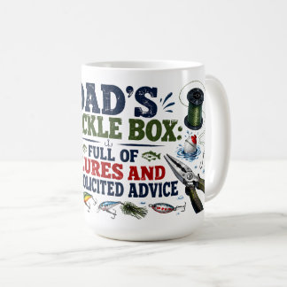 Pappas Fiskeredskapsmugg med Locksatser & Råd Kaffemugg