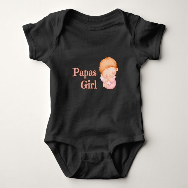 Pappas flicka är söt t shirt (Framsida)