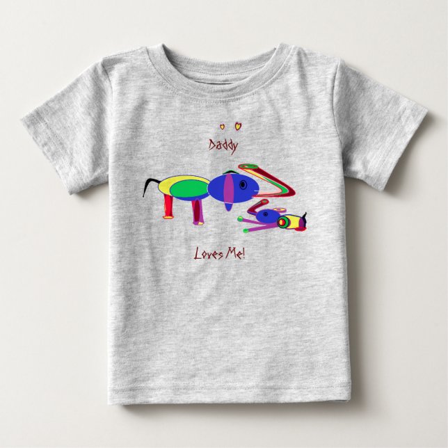 Pappas flicka (eller pojke) -  T-shirt (Framsida)