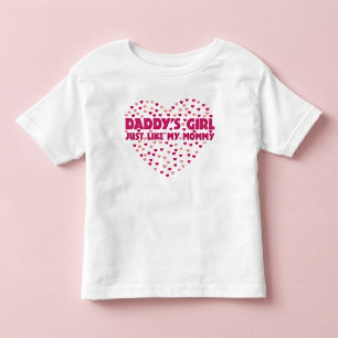 Pappas flicka precis som min mamma Barn T-Shirt
