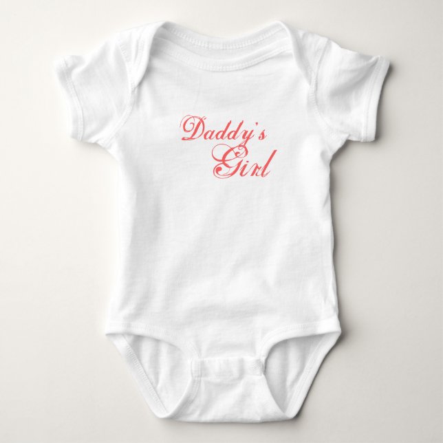 Pappas flicka t-shirt (Framsida)