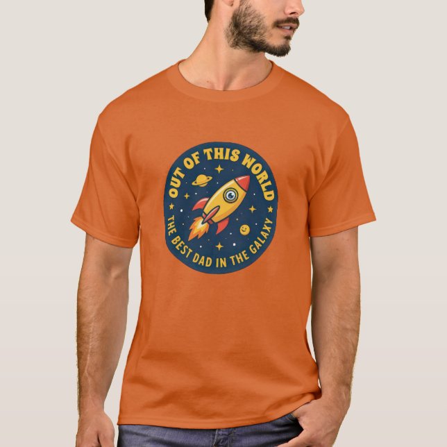 Pappas födelsedag från dotter son Retro fars dag T Shirt (Framsida)