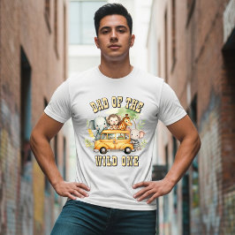 Pappas födelsedagssafari för vilda ettor djur  t shirt