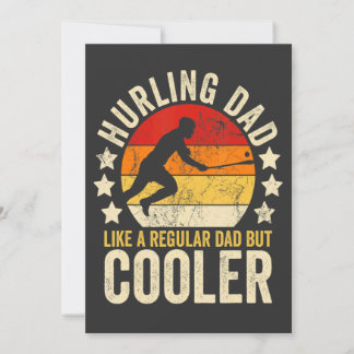 Pappas för hurling som en vanlig pappa men coolare inbjudningar