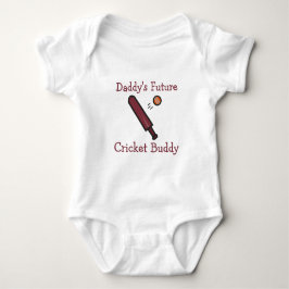 Pappas framtida cricketkompis | Anpassad cricket T Shirt