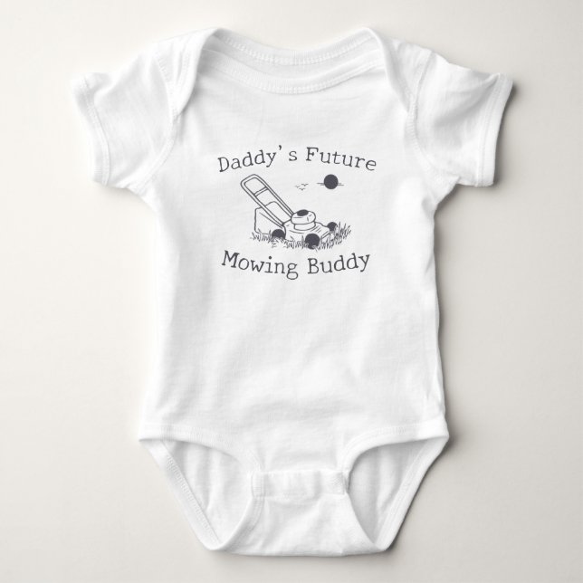 Pappas framtida gräsklipparkompis | Trädgårdsanläg T Shirt (Framsida)