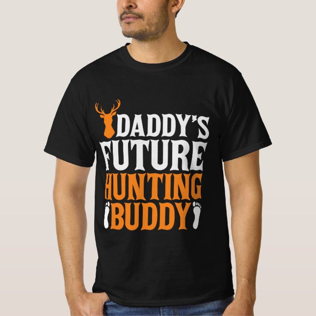 Pappas framtida jaktkompis t shirt (Framsida)