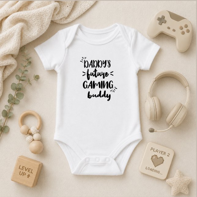 Pappas framtida spelkompis Rolig spelande pappa T Shirt (Skapare uppladdad)