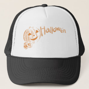 Pappas gäng av Halloween Jack-o-fyrlaternor Keps