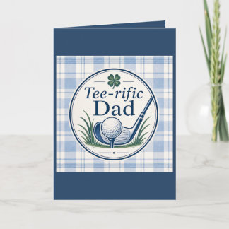 Pappas golf Father's Day-kort Superpappa Kort