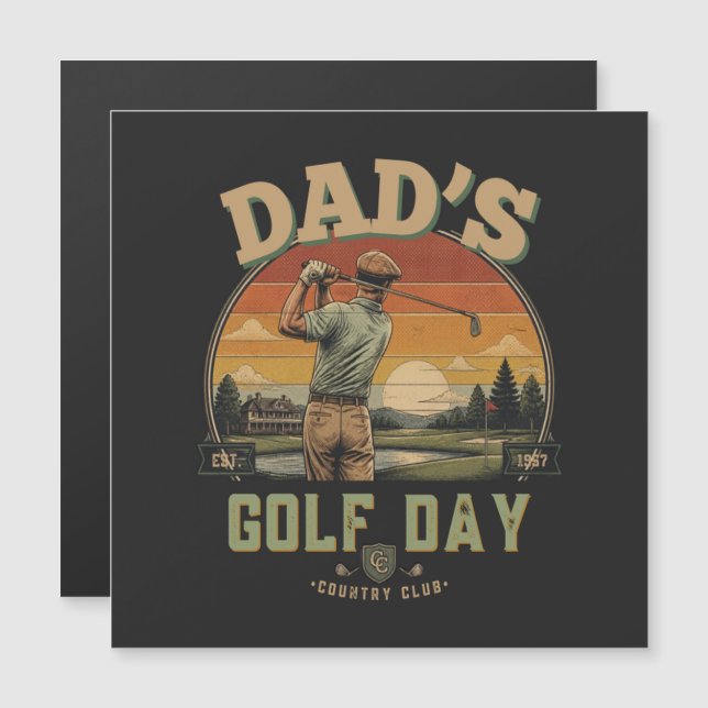 Pappas golfdag (Fram/baksida)