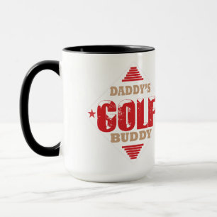 Pappas golfkompis Vintage sport slitna kaffe Mugg
